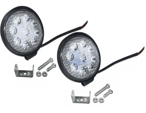 Luces Foco Neblinero 9 Led Auto  Par 