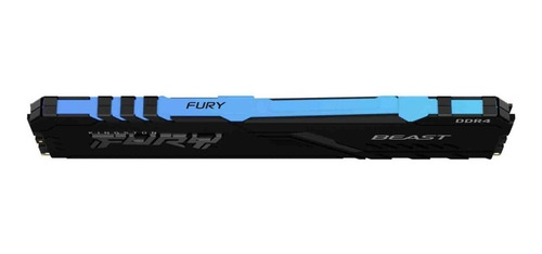 Imagen 3 de 4 de Memoria Ram Kingston Fury Beast Ddr4 8gb 3200 Negro Rgb