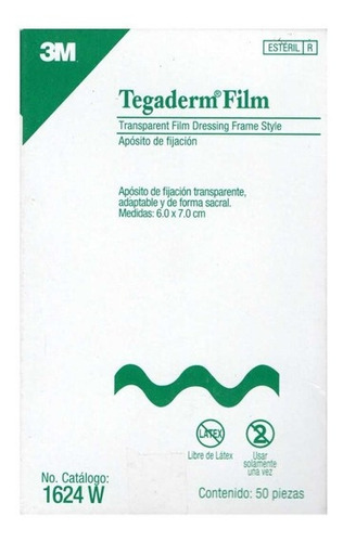 Tegaderm Film 3m 6x7  Dos Cajas Con 50 Parches C/u