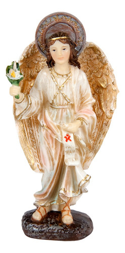 Arcangel Gabriel De 10 Cm En Marmolina Firenzi