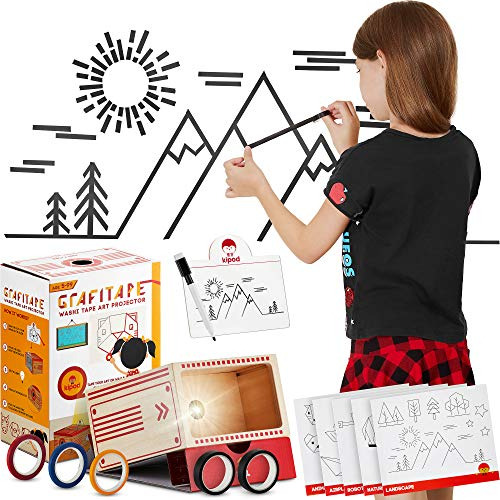 Toys Grafitape - Proyector De Dibujo De Madera Niños, ...