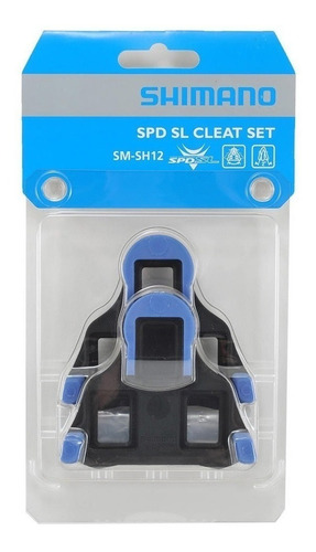 Placas De Ruta Shimano Sm-sh12 Azul 2