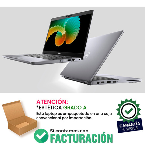 Laptop Dell Latitude Táctil Core I5 10th 16gb Ram 512gb Ssd Plateado (Reacondicionado)