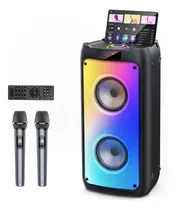Comprar Máquina De Karaoke Con 2 Micrófonos Inalámbricos