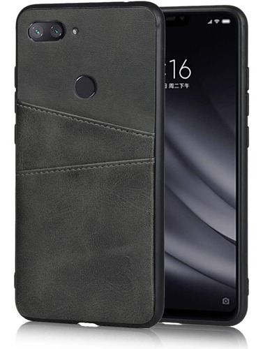 Estojos De Cartão De Couro Para Xiaomi Mi 8 Lite Fashion Leg