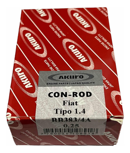 Cojinetes De Biela Fiat Tipo 1.4 / 1.6 * 0.25 Mm *