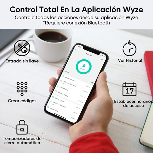 Wyze Lock Bolt - Sistema De Teclado Y Cerradura Inteligente