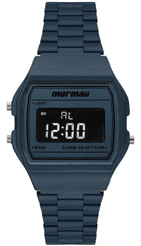 Relógio Unissex Mormaii Digital Vintage Mojh02bi/8a - Azul