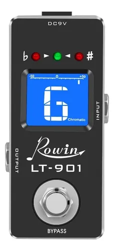Rowin Guitar Tuner Pedal Precision Sintonizador Cromático Co