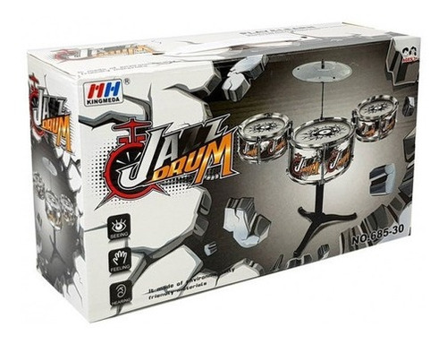 Mini Bateria Musical Infantil Jazz Drum 3646