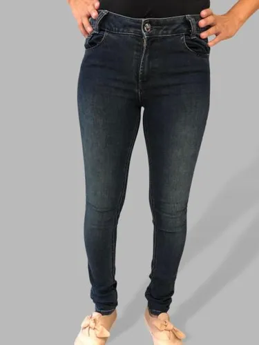 Pantalon Jeans Skinny Cintura Alta Lee Mujer 256