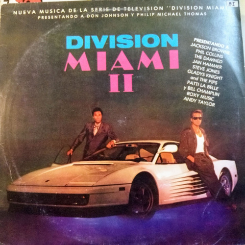 Division Miami Ii  Vinilo Varios 1986 