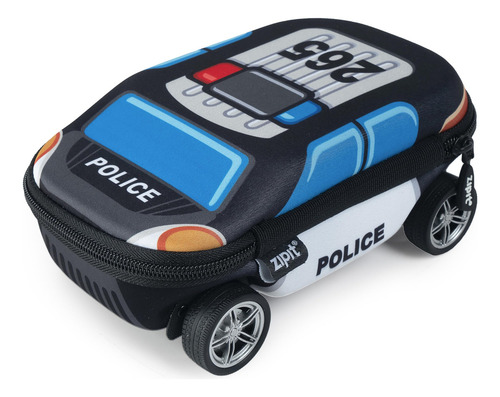 Zipit Estuche De Lápices Coche De Policía Gran Capacidad Ews