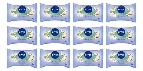 Sabonete Nivea 85g Agua De Coco - Kit C/12un
