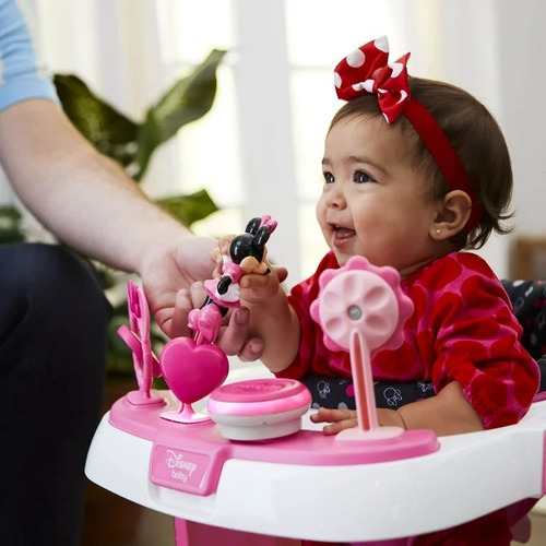 Andadera Caminadora Para Bebe Moderna Minnie Mouse Rosa