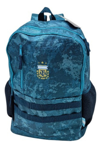 Mochila Seleccion Argentina Licencia Escolar Urbana Color Celeste