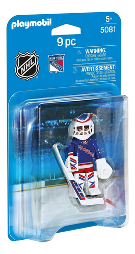 Playmobil Nhl, Portero Nhl New York Rangers, Ss. Pmb