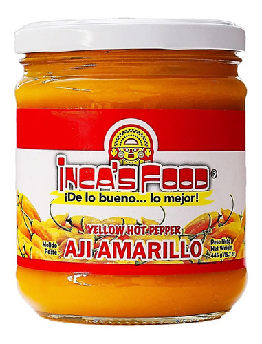 Ají Amarillo Peruano En Pasta Inca´s Food De 445 Gramos