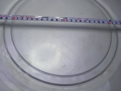 Plato Plano Horno Microondas Grande 40.5 Cm (Usado)