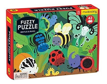 Mudpuppy Beetles Amp; Bugs Fuzzy Puzzle, 42 Thick 4923r