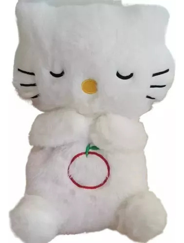 2025 1x Niños Durmiendo Con Un Gato De Peluche Que Respira