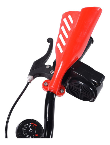 Bicicleta Entrenadora Niños Aeiou Baj-15005 R16 Motocross Color Rojo Tamaño Del Cuadro 16