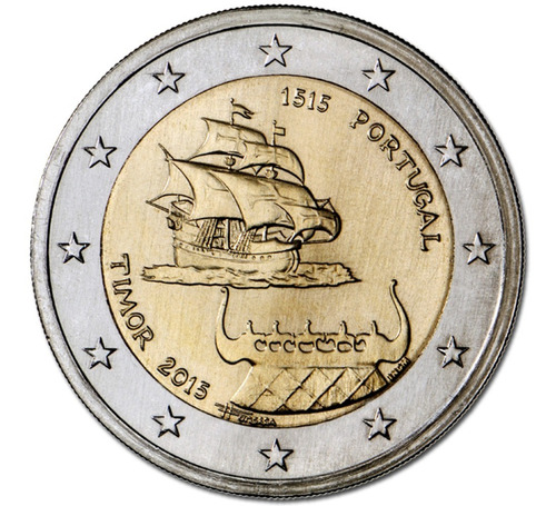 Portugal 2015 - Timor - 2 Euros Comemorativo - F C