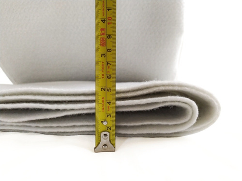 Imagen 2 de 10 de Geotextil Blanco 350gr. Rollo 5m2. Poliéster. Alta Densidad