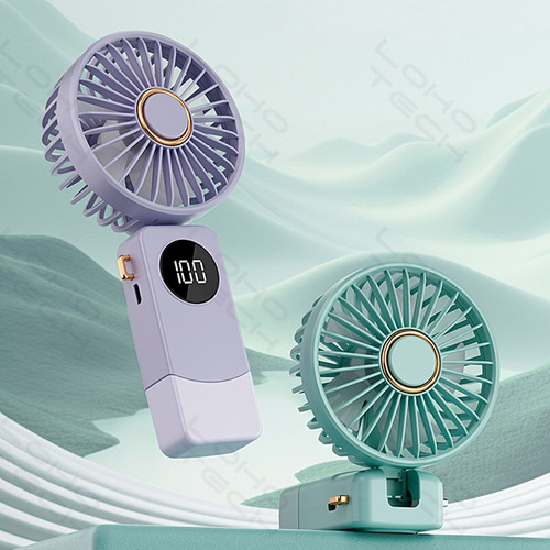 Mini Ventilador Portatil De Mano 5 Velocidades Con Carga Usb