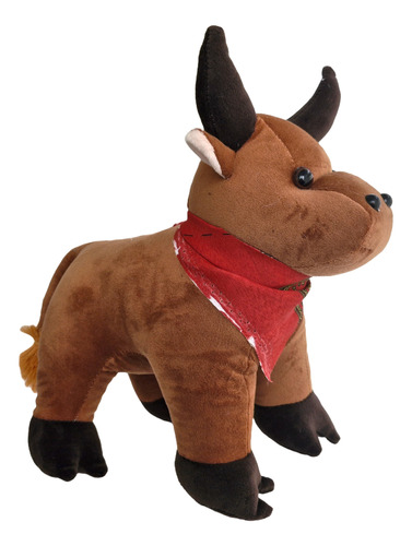 Muñeco De Peluche En Forma De Toro Torito Café 10 Piezas