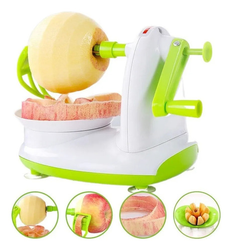 Zc Pelador De Manzanas Manual Con Mango Lj, Rebanador