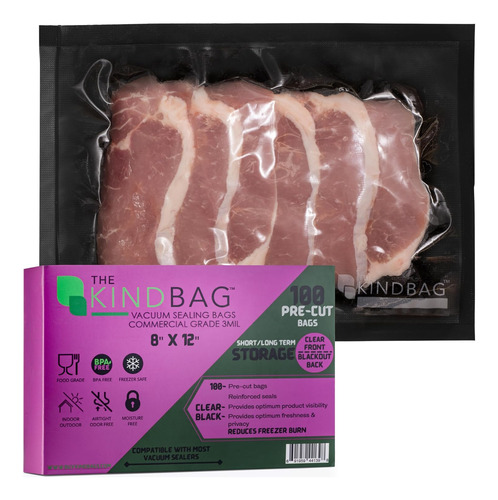 The Kind Bag Bolsas De Sellado Al Vacío Alimentos; Gra...