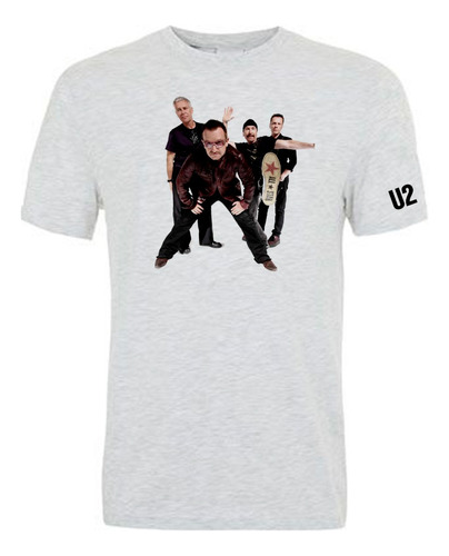 Banda Rock U2 Remera Spun Adulto/niño 