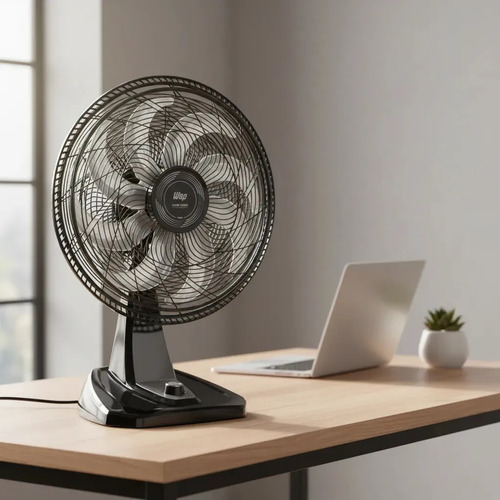Ventilador de Parede e Mesa WAP FLOW TURBO com 8 Pás 3 Velocidades 127V