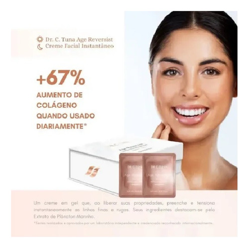 Sachê Avulso 05un Lifting Instantâneo Farmasi Age Reversist
