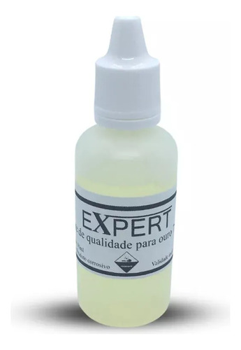 Teste Ouro Prata = Ácido 18k / 750 Com 30 Ml Cada Expert