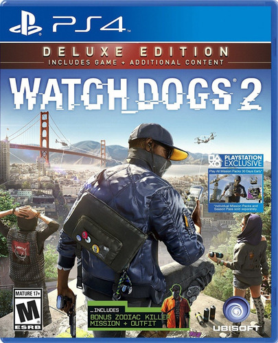 Watch Dogs 2 Deluxe Edition Para Ps4 (en D3 Gamers)