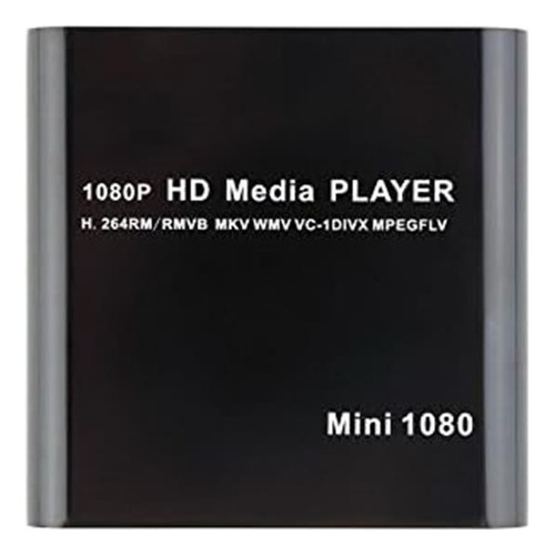 Axgear Mini Hdmi Media Player 1080p Hdd Rm Rmvb Divx Avi Mkv