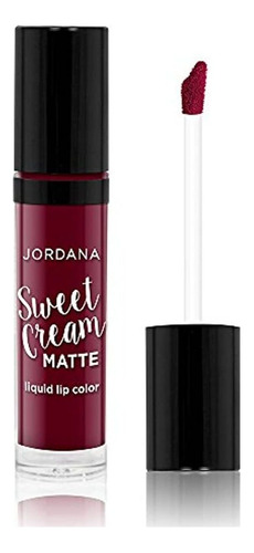 Jordana Dulce Crema Mate Líquido Labial Color 08 Dulce Marsa