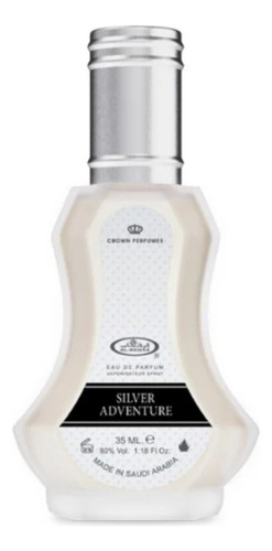 Silver Adventure Perfume Al Rehab 35 Ml Fresco,madera,floral