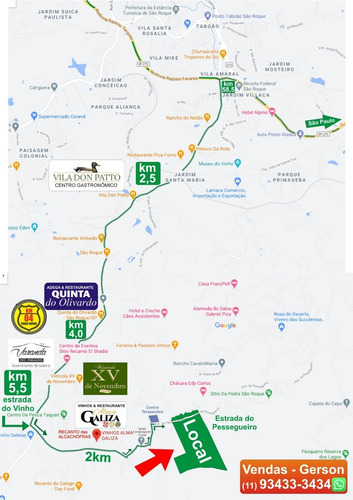 Chácara, Terreno, 238.000m² São Roque, Excelente Localização