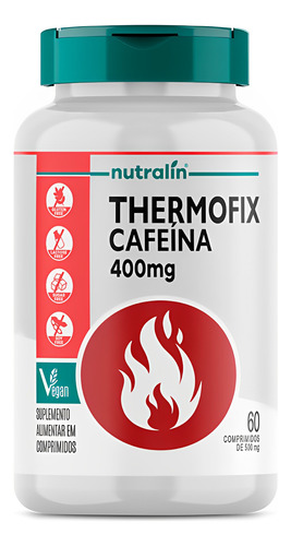 Thermofix Cafeína Nutralín 60 Comprimidos