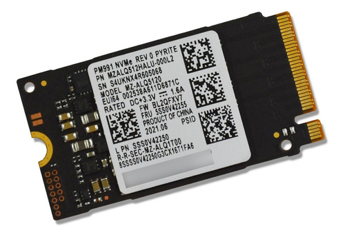 SSD M.2 de 512 GB Mz-ALQ5120 de Lenovo
