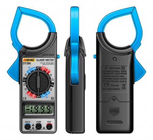 Medidor De Fixação Multifuncional Aneng Dt266 Lcd 1999 Count
