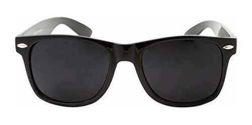 Imagen 5 de 6 de Gafas De Sol De Hombre Con Lente Negra Super Oscura Gafas D