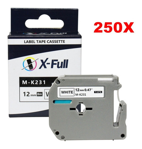 250x Fita Rotulador M231 Mk-231 M-k231 M231 Pt-70 Pt-80 Pt65