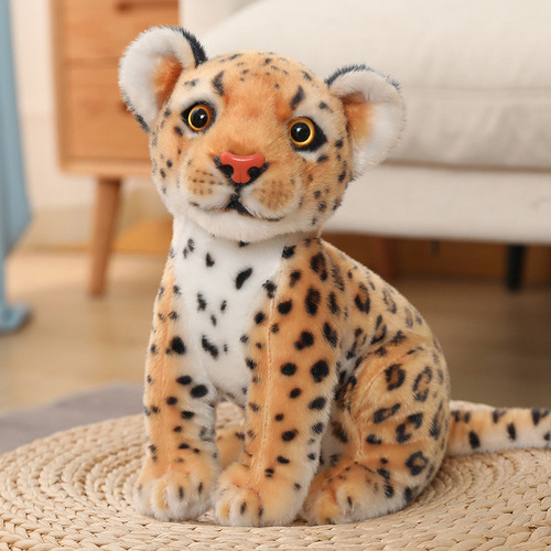 Leopardo De Brinquedo De Pelúcia De Animais Simulados A