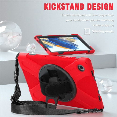 Imagen 8 de 8 de Funda Antigolpe Para Tablet Samsung Galaxy Tab A8 10.5