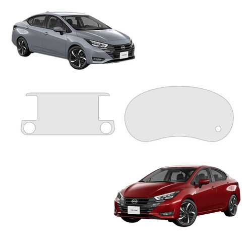 Mica Proteccion  Pantalla Y Tacometro Nissan Versa 2022 2023