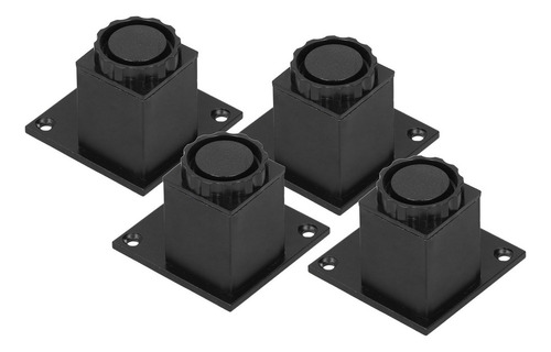 . 4 Unids/set Patas De Muebles De Altura Ajustable Aleación